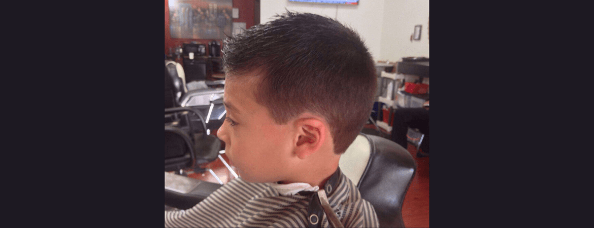 boy's haircut